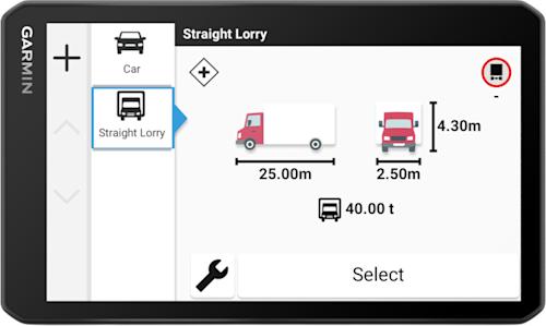 Garmin Dezl LGV720 -rekkanavigaattori