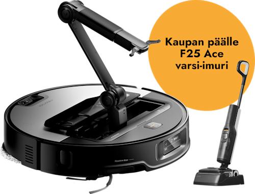 Roborock Saros Z70 Robotti-imuri telakalla