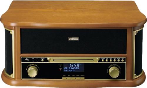 Lenco TCD-2571 retro musiikkijärjestelmä