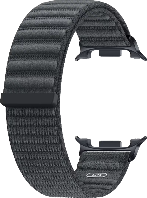 Samsung Galaxy Watch8/9 Fabric Band (S/M) Musta