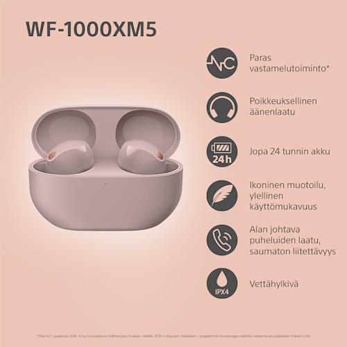 Sony WF-1000XM5 Langattomat in-ear-kuulokkeet
