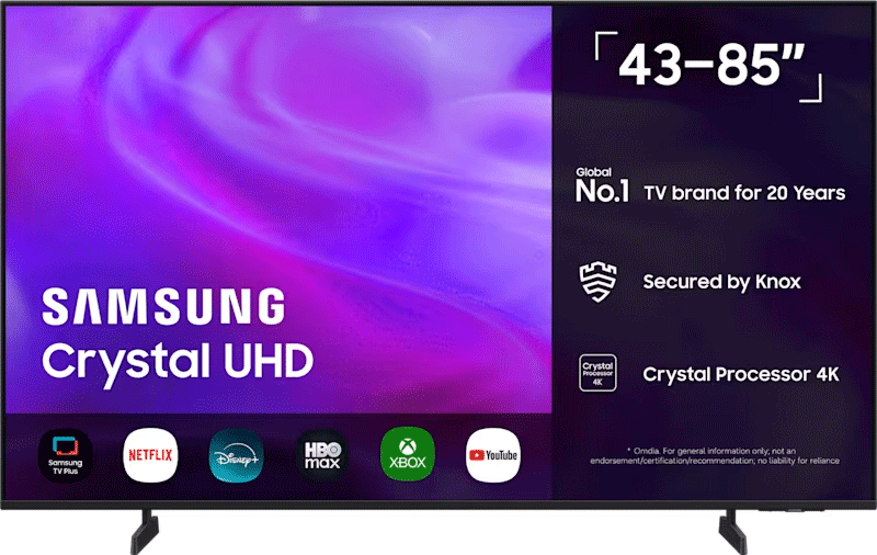 Samsung 50 tuumainen Crystal UHD U7005H (2026)