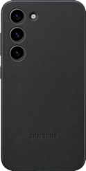Samsung Galaxy S23 -suojakuori Leather Cover Musta