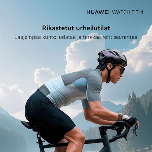 Huawei Watch Fit 4 Harmaa nylonranneke
