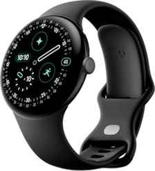 Google Pixel Watch 4 45mm 4G Black/Obsidian-ranneke