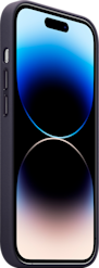 Apple iPhone 14 Pro nahkakuori MagSafella Muste