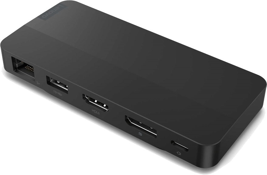 Lenovo USB-C Dual Display Travel Dock 100W -telakka