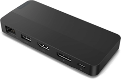 Lenovo USB-C Dual Display Travel Dock 100W -telakka