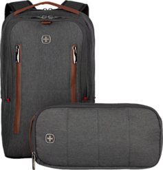 Wenger City Upgrade 16 tuuman tietokonereppu harmaa