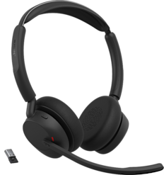 Jabra Evolve3 45 Link390A UC Stereo -langattomat kuulokkeet musta