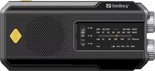 Sandberg Survivor Radio All-in-1 2000 mAh varavirtalähde