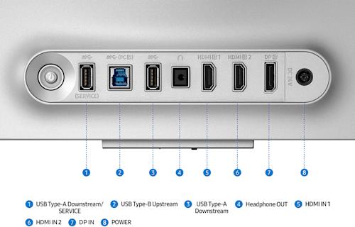 Samsung Odyssey G8 G81SF 32 tuumainen 4K OLED näyttö