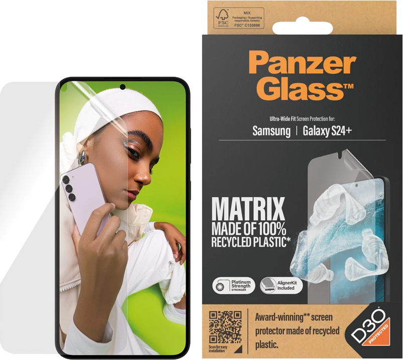 PanzerGlass Matrix Samsung Galaxy S24+ -näytönsuojakalvo