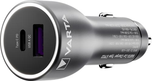 Varta autolaturi USB-A + USB-C 12-24W