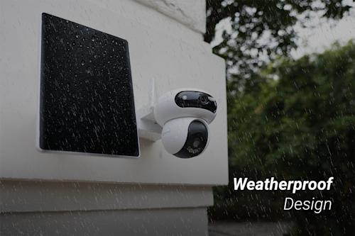 Ezviz HB90 Dual 2K+ Wi-Fi -valvontakamera aurinkopaneelilla
