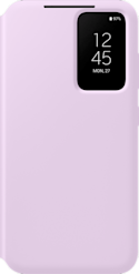 Samsung Galaxy S23 -suojakotelo Clear View Wallet Cover Violetti