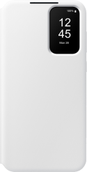 Samsung Galaxy A55 -suojakotelo Smart View Wallet Case Valkoinen