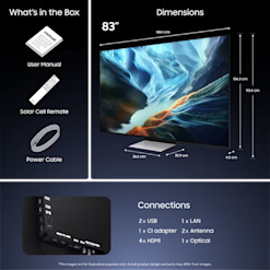 Samsung S90H 83 tuumainen OLED 4K TV (2026)
