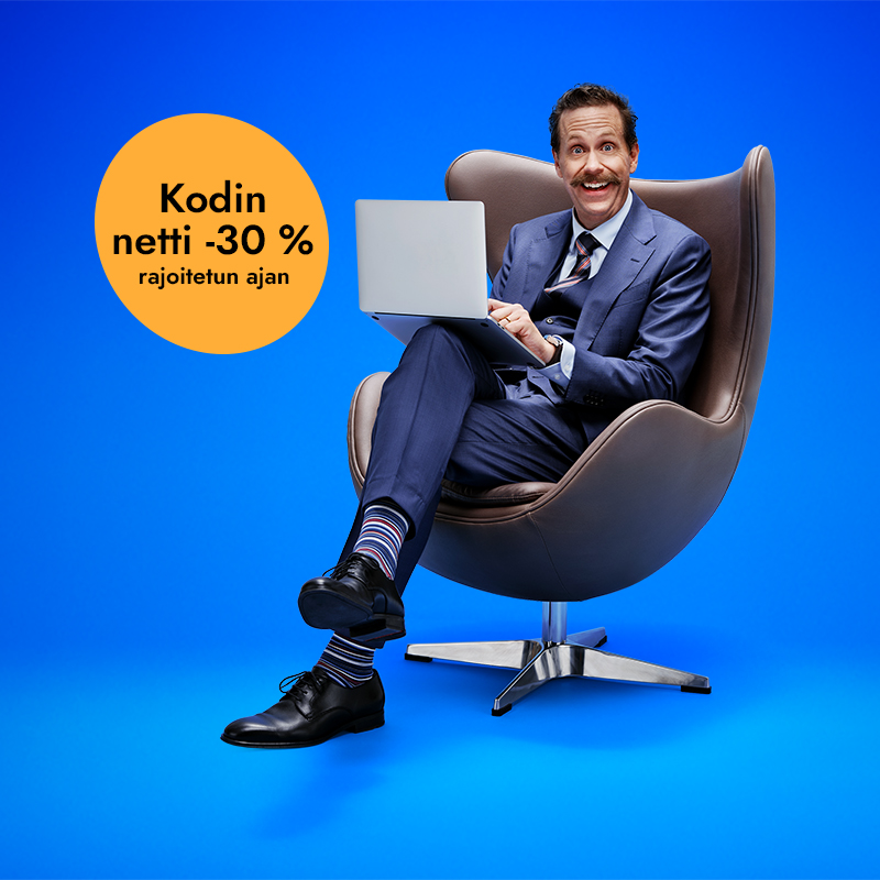 Kodin netti -30% rajoitetun ajan.