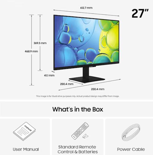 Samsung 27 tuumainen Full HD F6005F TV (2025)