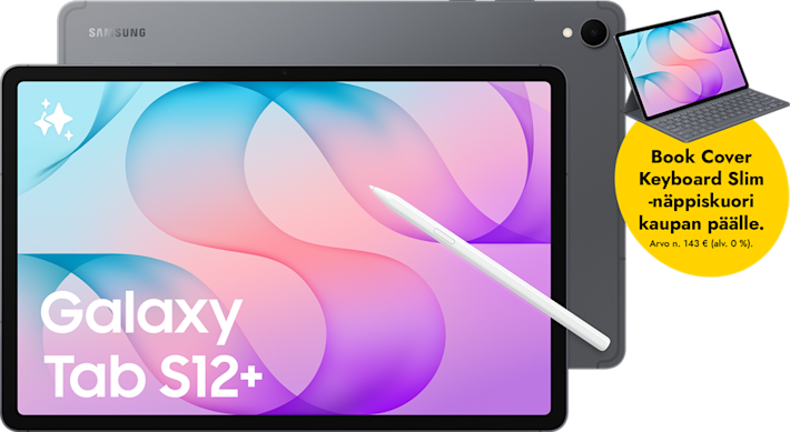 Samsung Galaxy Tab S12+ WiFi 256GB Harmaa