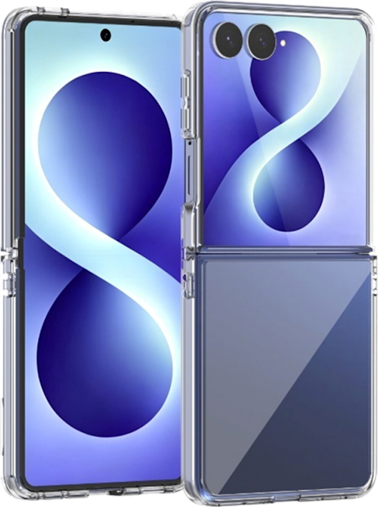 Samsung Galaxy Z Flip8 -suojakuori Insmat Crystal kirkas