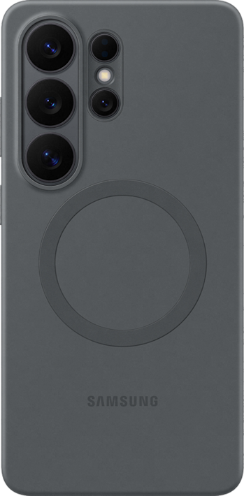 Samsung Galaxy S26 Ultra Silicone Magnet Qi2 -suojakuori Musta