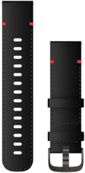 Garmin pikakiinnitteinen vaihtoranneke 22 mm musta nahka
