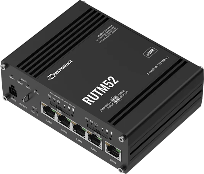 Teltonika RUTM52 Dual 5G-reititin
