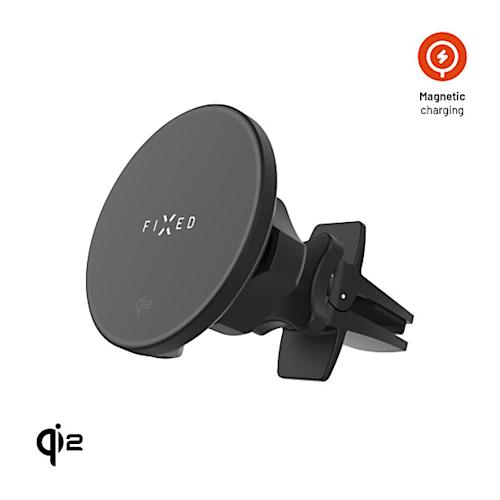 FIXED MagRound 2 Qi2 15W Puhelinteline ilmanvaihtoritilään langattomalla latauksella