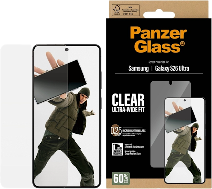 PanzerGlass Samsung Galaxy S26 Ultra -näytönsuojalasi