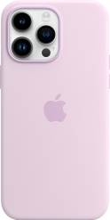 Apple iPhone 14 Pro Max -silikonikuori MagSafe Liila