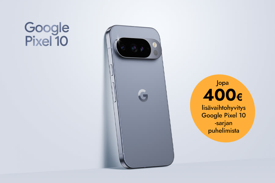 Google Pixel -puhelin, 200 euron lisähyvitys normaalin vaihtohyvityksen päälle