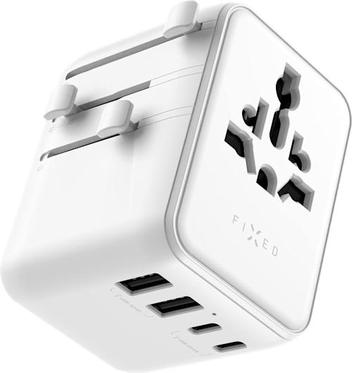 FIXED Matkalaturi USB-C/-A 70W EU/UK/USA/AUS