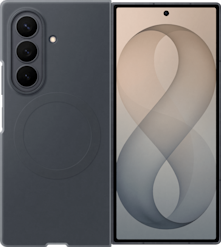 Samsung Galaxy Fold8 Ultra Silicone Magnet -Qi2 suojakuori Grafiitti