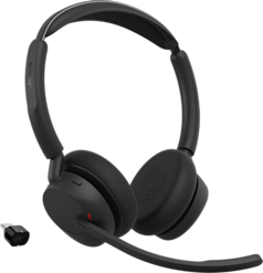 Jabra Evolve3 45 Link390C MS Stereo -langattomat kuulokkeet musta