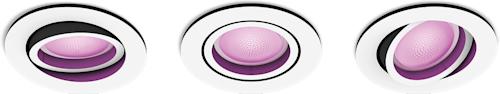 Philips Hue upotettava Centura-kohdevalaisin 3 kpl