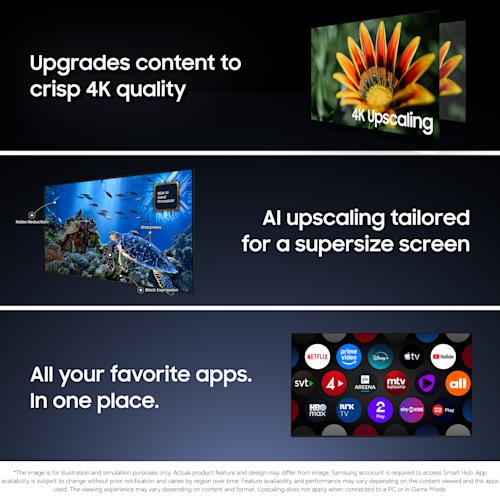 Samsung 98 tuumainen Crystal UHD U9005H (2026)