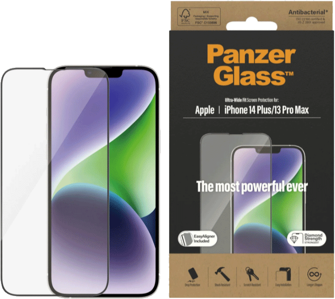 PanzerGlass Apple iPhone 14 Plus/13 Pro Max -näytönsuojalasi (EasyAligner)