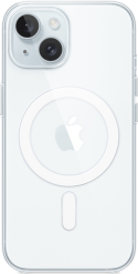 Apple iPhone 15 kirkas kuori MagSafella