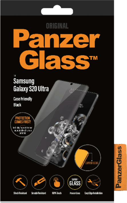 PanzerGlass Samsung Galaxy S20 Ultra -näytönsuojalasi Case Friendly