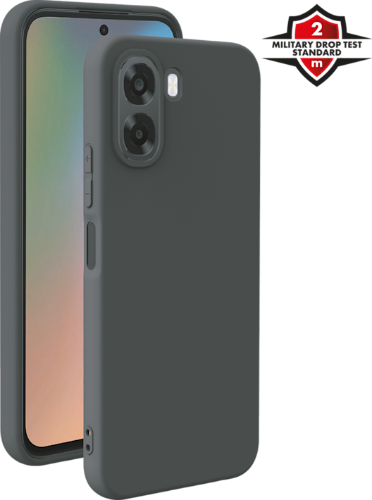 X2O OPPO A6x/A6 Color Soft -suojakuori musta