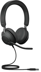 Jabra Evolve2 40 SE Stereo UC -langalliset kuulokkeet