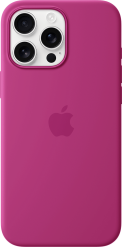 Apple iPhone 16 Pro Max -silikonikuori MagSafe Fuksia