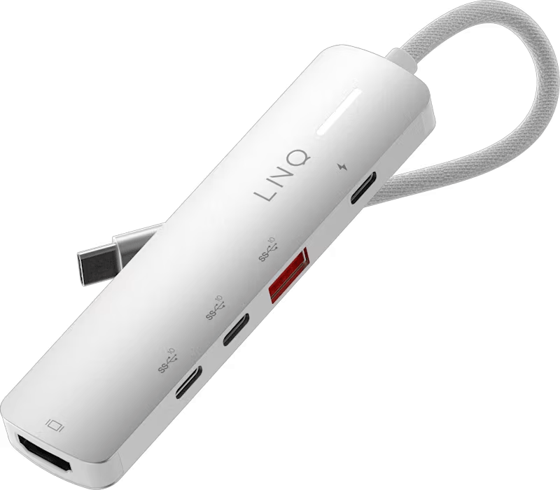 LINQ 5 in 1 PRO 140W USB-C Multiport Hub -adapteri