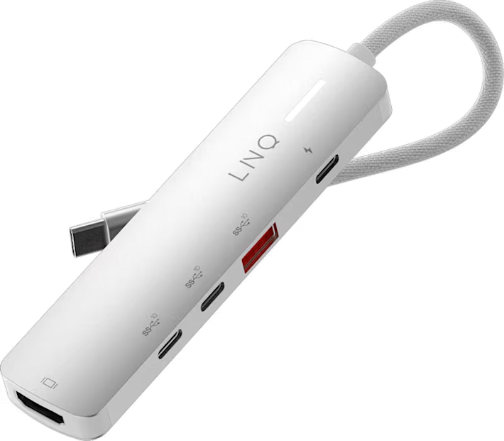 LINQ 5 in 1 PRO 140W USB-C Multiport Hub -adapteri