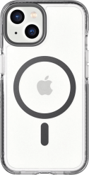 Tech21 Evo Crystal MagSafe iPhone 14 Plus -suojakuori Grafiitti
