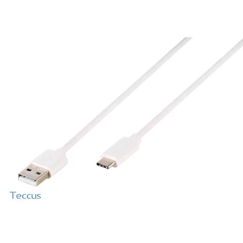 Teccus USB-C - USB-A Kaapeli 1,2 m
