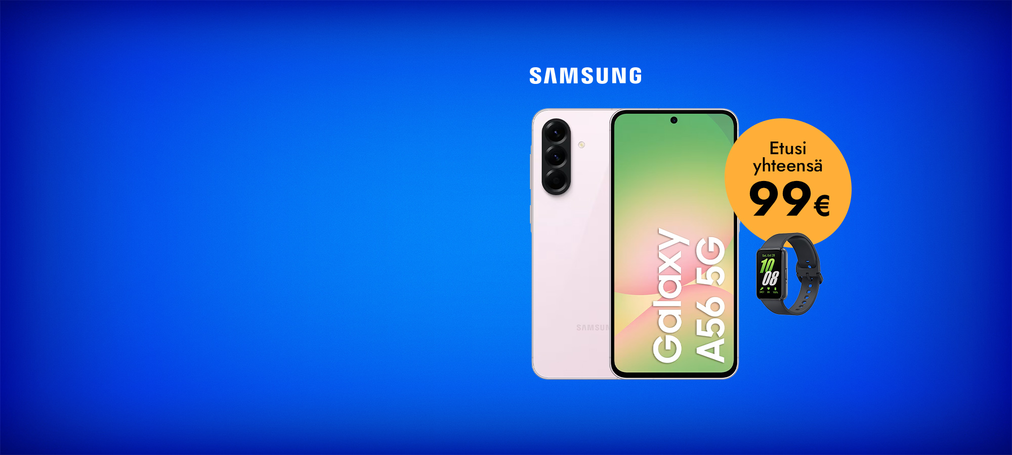 Samsung Galaxy A56 + Galaxy Fit3 Elisa