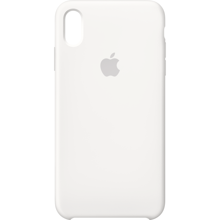 Apple iPhone Xs Max -silikonikuori valkoinen